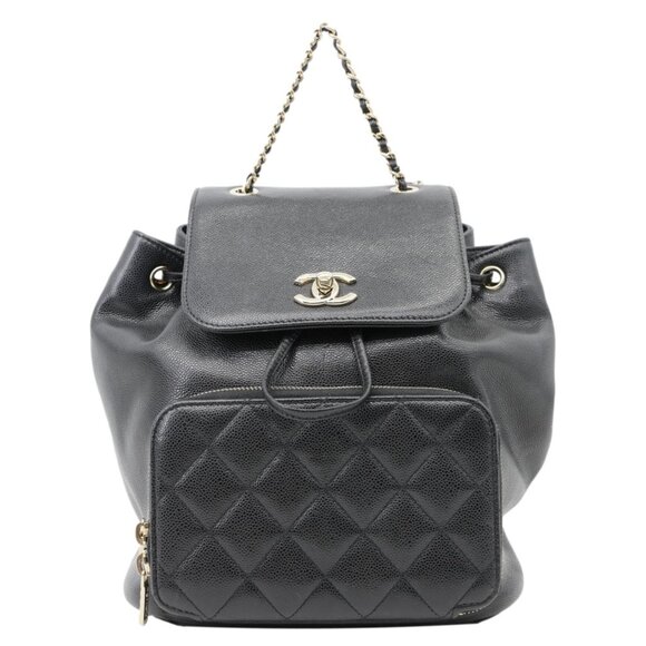 Chanel  Business Affinity Caviar Quilted Backpack Black - Picture 1 of 11